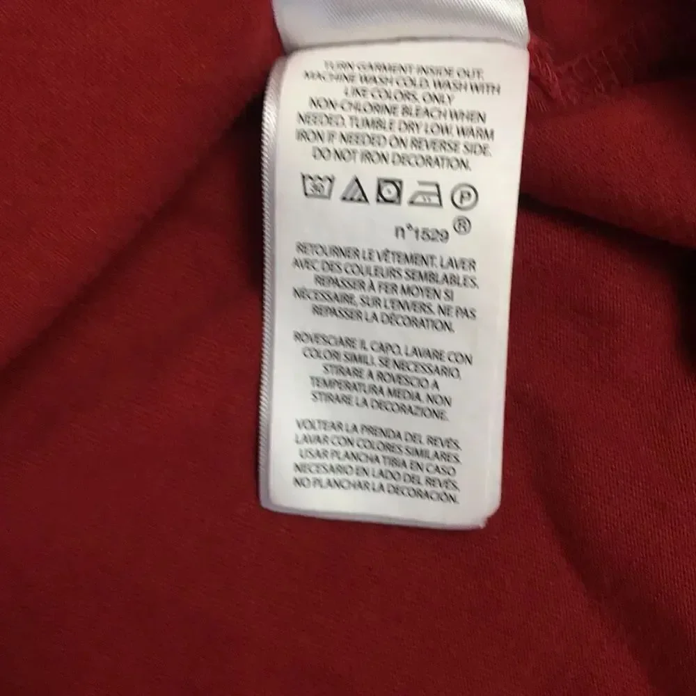 Polo by Ralph Lauren Boys Red and Blue Long Sleeve Hoodie Shirt Size XL (14-16)